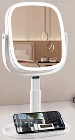 Vanity lighted mirror