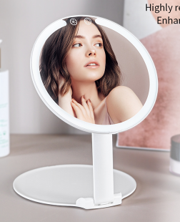 Vanity lighted mirror