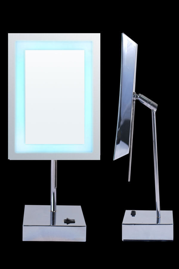 Table lighted mirror