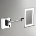Wall mounted lighted mirror
